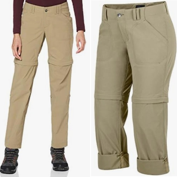 Marmot Pants - MARMOT Women's Lobo's Convertible Pant Size 4 Khaki Hiking Travel Gorpcore